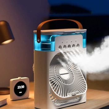 Trending Mini AC 3 In 1 Desk Cooling Spray Fan