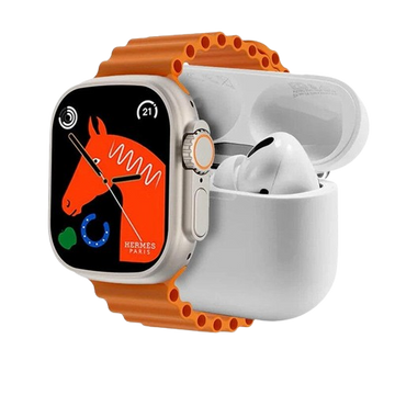 Ultra 19 Smart Watch With Earbuds And 7 Straps